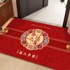 Nuevo tapete de entrada estilo chino Tapete de entrada de alto nivel Tapete para el hogar resistente a la suciedad Fácil de cuidar Terciopelo de cristal