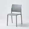 Silla Nórdica de Plástico con Respaldo Silla Gruesa para Mesa de Comedor Silla Simple para Escritorio Apilable para Hogar Apartamento Pequeño Silla de Comedor
