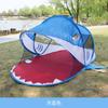 Barraca de camping de camada única com duas entradas para 4 pessoas, barraca de camping para viagem à praia