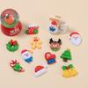 Accesorios de Resina Infantiles Hechos a Mano DIY Amuletos Pegamento Crema Agujero para Pasador Hebilla de Zapato Campana Navideña de Dibujos Animados