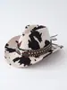 Chapéu de Cavaleiro Personalizado Retro Transfronteiriço com Estampa de Vaca, Chapéu de Sol com Proteção Solar, Chapéu de Cowboy Estilo Ocidental com Cabeça de Vaca Estilo Americano