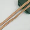 Acabamento Colorido em Couro PU com Inlay Central para Roupas, Têxteis Domésticos, Almofadas de Sofá, Malas, Bordas Decorativas e Tiras de Couro
