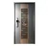Puertas de entrada para villas hechas a medida del fabricante original, puertas de acero inoxidable 304, puertas de entrada de estilo moderno, puertas de seguridad puerta-en-puerta