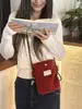 510223 Bolso de Felpa Nuevo de Invierno para Teléfono Móvil, Bolso de Hombro Cruzado Informal, Bolsa de Compras para Mujer