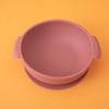 Placa binaural de grado alimenticio de fábrica, suplemento alimenticio para bebés con placa de silicona con ventosa, antigolpes y resistente a altas temperaturas.