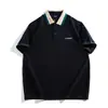 Camisa Polo Masculina de Manga Curta Resistente com Textura de Waffle, Casual de Verão com Caimento Solto, Tamanho Grande, Cor Sólida, Gola de Lapela, Top de Manga Meia