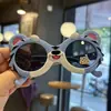 Gafas polarizadas de silicona para niños y niñas con diseño de tigre, gafas de sol infantiles de dibujos animados, signo del zodiaco tigre, gafas de sol dulces transfronterizas, protección UV