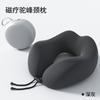 Almohada de Cuello Portátil en Forma de U para Viajes Largos en Aviones, Trenes de Alta Velocidad y Automóviles, con Soporte para el Cuello