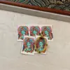 Hotong Tíbet Nepal Thangka Pintado a Mano Puro Tara Verde 2*3 [Núcleo de Cartón]