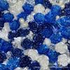 Gelo transparente azul escuro cor sólida azul escuro misto barroco adereços de tiro diy design artesanal Descoberta de lote de material japonês