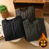 Toma Real de la Nueva Chaqueta de Algodón Grueso Retro de Invierno 2025 Chaqueta Cálida Acolchada con Chaqueta de Algodón de Cuadros Teñidos para Mujer
