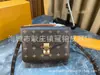 Bolsa Mensageiro Clássica de Dupla Estampa Transversal de Mão para Ombro Feminina Estilo Fresco Moda Casual Europeu e Americano