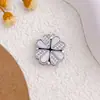 Pingente Colar Trevo da Sorte Magnético Transfronteiriço Pingente Design Simples Moderno Versátil Não Desbota Acessórios para Joias DIY