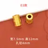 Accesorios Chapados en Oro que Conservan el Color Joyería DIY Estilo Oro Antiguo Patrón de Dragón Cuentas con Agujero Grande Cuentas Espaciadoras Cuentas para Hilo