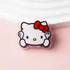 Gato KT de dibujos animados expresión linda clip acrílico PP clip para exámenes de estudiante clip para snacks clip de doble cara Hello Kitty para amigos