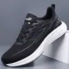 Zapatos deportivos Flyknit para hombre, adecuados para ventas transfronterizas, ligeros y antideslizantes para otoño, zapatillas de running de malla transpirable con suelas suaves y amortiguación, zapatos casuales para hombres jóvenes