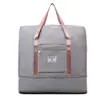Bolsa de Ombro Dobrável de Aparência Sofisticada para Viagem, Bolsa de Armazenamento Feminina de Grande Capacidade, Bolsa Tote de Viagem, Bagagem para Estudantes, Bolsa de Fitness