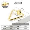 Moderno minimalista comercio exterior Dorado tirador de anillo para cajón manija puerta de gabinete gabinete anillo colgante triángulo negro manija de mueble hecha a mano