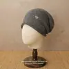 Gorro Cálido para Otoño e Invierno que Protege las Orejas para Hombres y Mujeres, Gorro de Punto Holgado Versátil a la Moda, Gorro de Hilo con Borde Enrollado para Adelgazar el Rostro