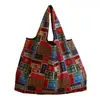 En Stock Bolso de Almacenamiento de Tela Oxford Encriptada Ecológico Portátil Plegable Bolsa de Compras para Supermercado Bolso Tote para Mujer Bolso de Mano para Regalo