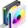 Ventilador de Chasis Ausen Prism 7Pro para Computadora de Escritorio Argb Sincronización de Luz Divina Pwm Silencioso Ventilador de Refrigeración de 12 cm