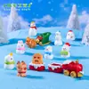 Produtos Novos Transfronteiriços Enfeites de Natal Boneco de Neve Rena Decorações DIY Bola de Cristal Acessórios Pendurados Micro Paisagem Pequenos Enfeites