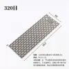 230X80 Tipo Panal Eva Antideslizante Rectangular Disco de Rectificado Diamantado Afilador de Ángulo Fijo Disco de Rectificado para Sello de Jade