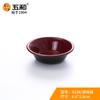 Zibo BBQ melamina resistente a caídas redondo pequeño plato de sabor plato para condimentos salsa para mojar sushi chino plato plato plato plato plato