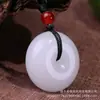 Venta Directa de Fábrica colgante de hebilla de seguridad de jade blanco afgano natural al por mayor Jade huaigu hebilla de seguridad colgante de jade colgante de jade