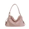 Bolso de axila de cuero suave casual estilo coreano para mujer, verano 2026, gran capacidad, lujo ligero, versátil para ir al trabajo, bolso de hombro y cruzado