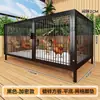 Caja de Cría para el Hogar, Jaula para Pollos de Tubo Cuadrado, Gallinero Plegable para Uso Doméstico Rural al Aire Libre y en Interiores, Jaula de Cría de Malla de Alambre para Patos y Gansos