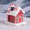 Decoração de casa de Natal casa de cerâmica macia pingente de decoração de Natal decoração de Natal enfeites de decoração de casa tridimensional