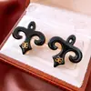 Pendientes de Gancho de Pesca de Resina con Aguja Plateada Vintage de Diseño Único, Aretes de Personalidad de Nicho, Pendientes Simples y Versátiles para Mujeres