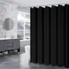 Cortina de chuveiro impermeável PEVA espessada de cor sólida personalizada da Amazon para banheiro doméstico, instalação sem furadeira, transfronteiriça