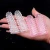 Funda de pene con púas para partículas grandes para hombres, anillo de bloqueo de pene, producto erótico para estimulación clitoriana para adultos, juguete de anillo para pene