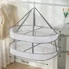 Direto do Fabricante: Cesta de Secagem Simples de Cor Matcha de Camada Única/Dupla para Roupas, Roupas Íntimas, Suéteres e Meias