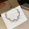 Pulsera Rombo de Zirconia y Nácar con Acabado de Alta Gama, Pulsera Minimalista Estilo Ins Coreano, Joyería Única de Diseño Nicho al por Mayor