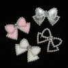 Nuevas Piezas de Accesorio DIY de Lazo de Perlas con Goteo de Aceite Estilo Coreano para Fundas de Teléfono, Decoración de Belleza y Materiales de Decoración para Zapatos