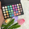 Paleta de Sombras de Ojos Perlada Transfronteriza de 40 Colores Exportación Sin Logotipo Libro de Plástico para Sombras de Ojos Venta Caliente Europea y Americana Color Tierra Maquillaje de Belleza