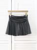 Saia Plissada Cinza Pure Desire para Tênis Verão Feminina Estilo Ballet Slim-Fit Emagrecedora Anti-Brilho Saia Esportiva 9532