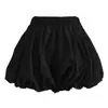 Nuevos culottes florales con estampado de nubes negras 2026 para mujer, de verano, cintura alta, adelgazantes, forma de calabaza, línea A, casual y estilo burbuja