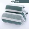 Conjunto de Toalhas Listradas Espessas Toalha de Mão Macia Toalha de Banho Secagem Rápida Toalhas Absorventes Para Banheiro Toalha Macia