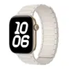 Adecuado para Apple Watch 1-12/Ultra 1-3 Correa de Reloj de Silicona de Tres Perlas en Forma de I Magnética Fuerte