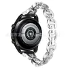 Para Samsung Watch Correa de Reloj VO Diamante 20/22mm Correa de Cadena de Diamante Huawei/Glory Correa de Metal para Reloj