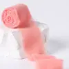 Fita de fio de neve com acabamento em lã rasgada à mão DIY Casamento Porta-flores Presente Convite Tira decorativa Laço Acessórios de cabelo