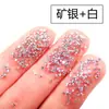 Arte de Uñas de Celebridad de Internet Nuevo Estilo Transfronterizo Microdiamantes y Microperlas Accesorios de Diamantes DIY Decoración de Pedrería Uñas Brillantes con Diamantes
