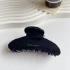 Estilo coreano de lujo ligero Pinza de garra ovalada de alta calidad Pinza para el cabello de acetato Tamaño grande Pinza de tiburón Pinza para el cabello Recogido de cabello Estampado de leopardo Accesorios para el cabello para mujer