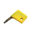 Llave Torx Llave de Cabeza Única Bandera Roja Pequeña Mango Rojo Antideslizante Antideslizante