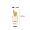 Frasco de perfume de vidro angular multifacetado com tampa dourada de formato irregular, frasco spray vazio para perfume feminino, frasco de vidro para decantar perfume