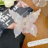 Coreia do Sul Ins Mesmo Estilo Ácido Acético Borboleta Presilha Mágica Cor Sereia Aji Presilha de Cabelo Menina Acessórios de Cabelo Placa Grampo de Cabelo Presilha Tubarão